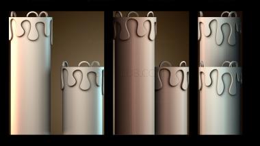 3D модель Дизайн тающих свечей (STL)