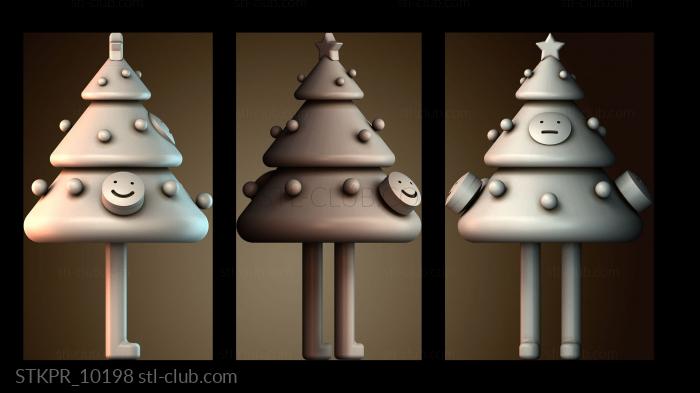 Статуэтки упрощенные Украшение для елки со смайликами