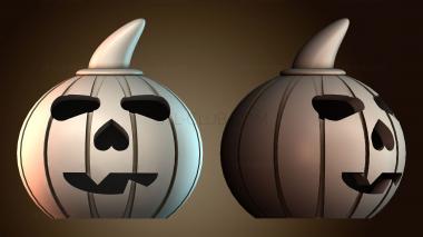 3D модель Жуткое тыквенное лицо (STL)