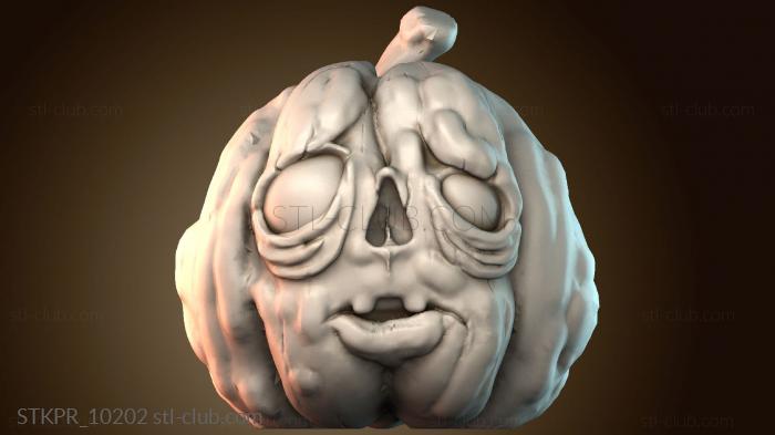 Статуэтки упрощенные Лицо панкина Хэллоуин