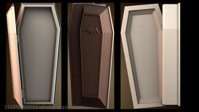 Статуэтки упрощенные Дизайн открытого гроба