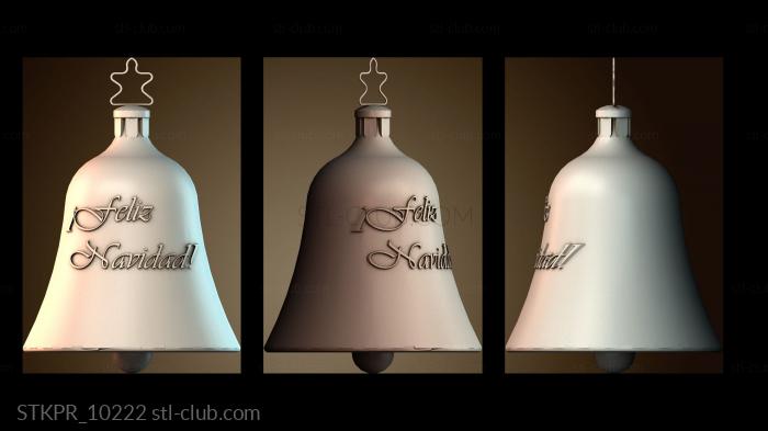 Статуэтки упрощенные Рождественский колокольчик