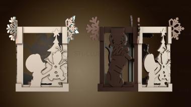 3D модель Сцена рождественских праздников (STL)