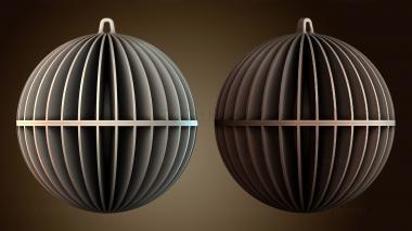 3D модель Декоративная геометрическая сфера (STL)