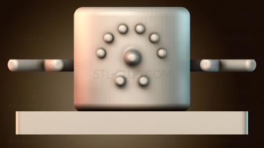 3D модель Абстрактный геометрический дизайн (STL)