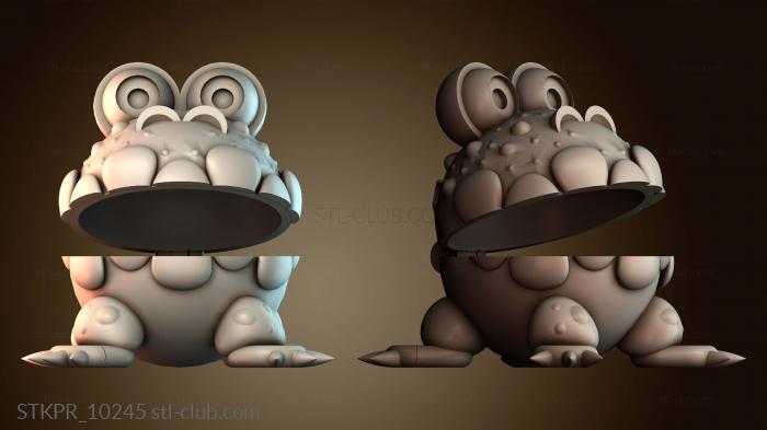 Статуэтки упрощенные Контейнер для милой лягушки