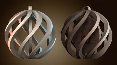 3D модель Дизайн декоративной сферы (STL)