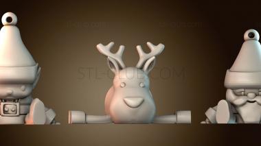 3D модель Фигурки праздничных персонажей (STL)