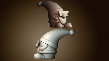 3D модель Крутой Санта (STL)