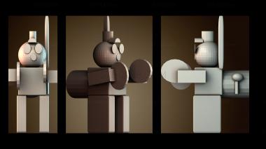 3D модель 3D модель персонажа (STL)