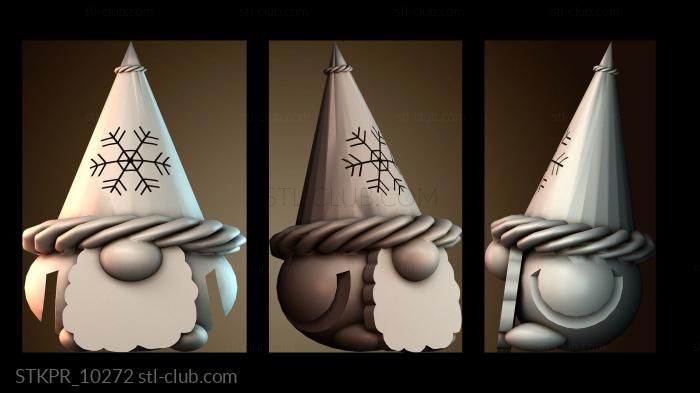 Статуэтки упрощенные Персонаж Зимний Гном