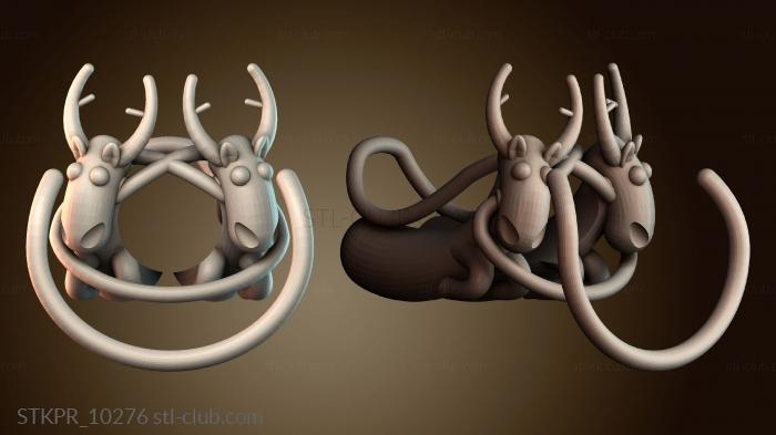 Статуэтки упрощенные Дизайн скульптуры оленя