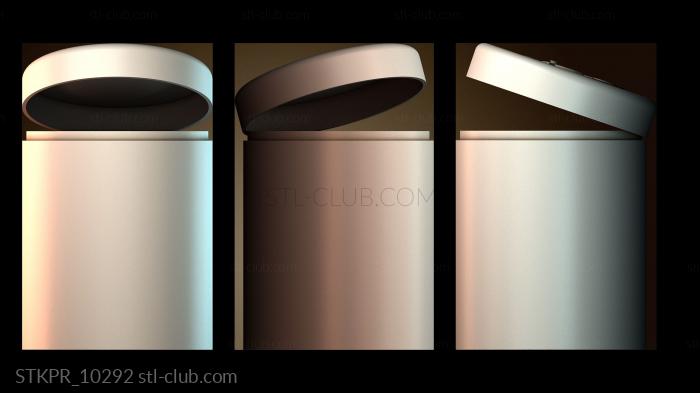 Статуэтки упрощенные Современный мусорный бак