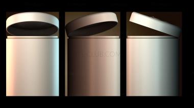 3D модель Современный мусорный бак (STL)