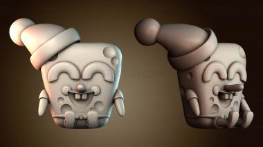 3D модель Рождественский Спанч Боб (STL)