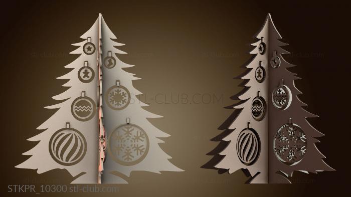 Статуэтки упрощенные Декоративная рождественская елка