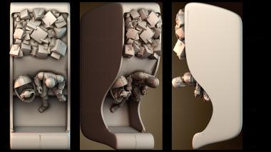 3D модель Грогус Рождество (STL)