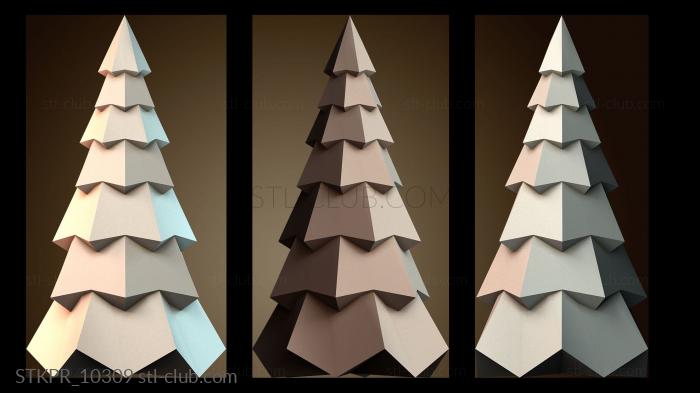 Геометрическая рождественская елка