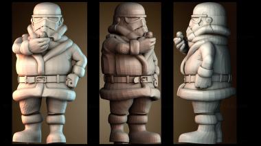 3D модель Санта Трупер (STL)