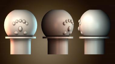 3D модель Снеговик в шапке (STL)