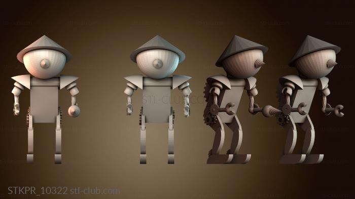 Модель персонажа робота