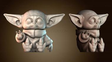 3D модель Малыш Йода (STL)