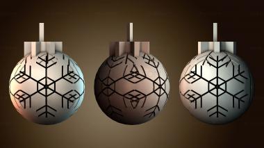 3D модель Дизайн орнамента «Снежинка» (STL)