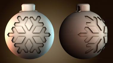 3D модель Дизайн орнамента «Снежинка» (STL)