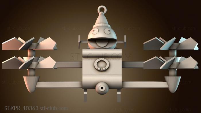 Статуэтки упрощенные Причудливый дизайн робота