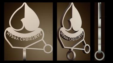 3D модель Дизайн рождественского украшения (STL)