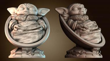 3D модель Малыш Йода из «Звездных войн» (STL)