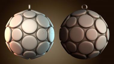 3D модель Геометрический дизайн сферы (STL)