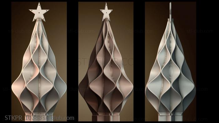 Статуэтки упрощенные Стилизованная рождественская елка