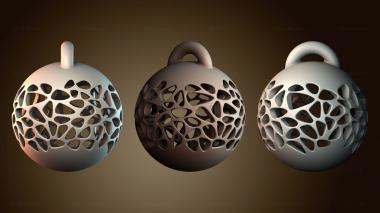 3D модель Декоративная решетчатая сфера (STL)