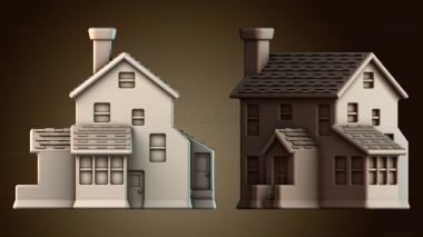 3D модель Абстрактный дизайн дома (STL)