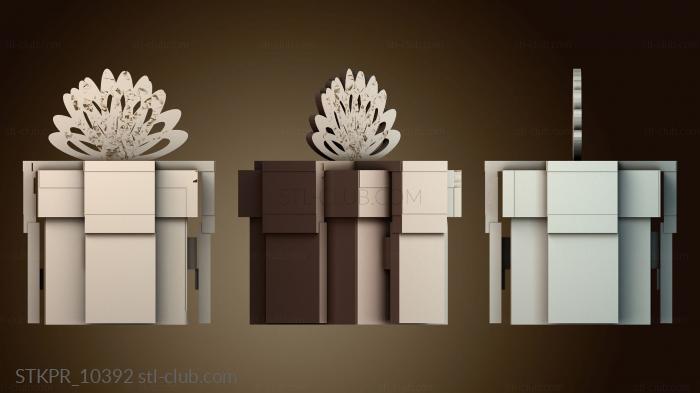 Статуэтки упрощенные Декоративная подарочная коробка