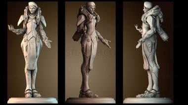 3D модель Скин Мойры для Blackwatch — Overwatch (STL)