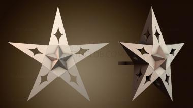 3D модель Геометрический дизайн звезд (STL)