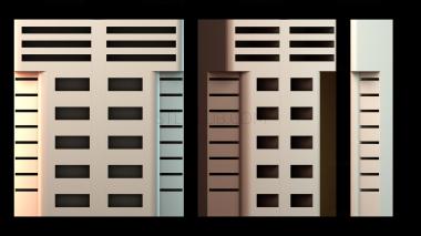 3D модель Геометрическое архитектурное проектирование (STL)