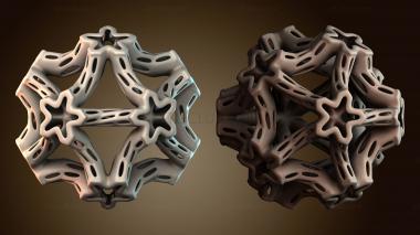 3D модель Геометрическая структура звезды (STL)