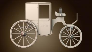 3D модель Дизайн винтажной кареты (STL)