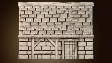 3D модель Средневековая стеновая конструкция (STL)