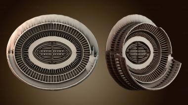 3D модель Дизайн декоративной тарелки (STL)