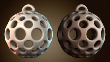 3D модель Конструкция полой сферы (STL)