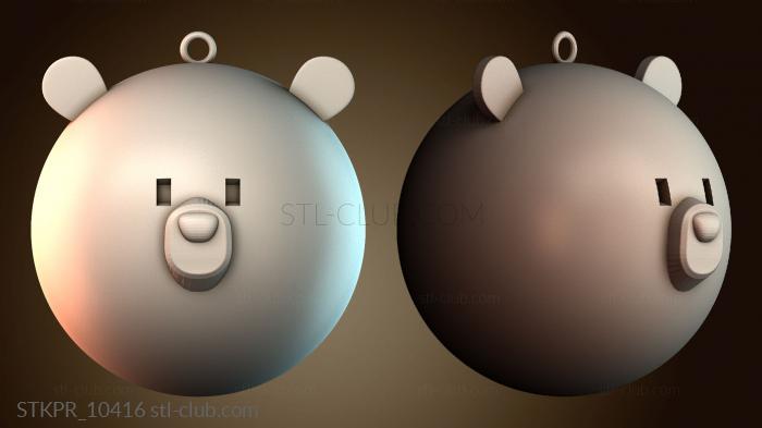 Подвеска «Медвежья морда»