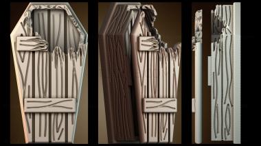 3D модель Жуткий дизайн гроба (STL)