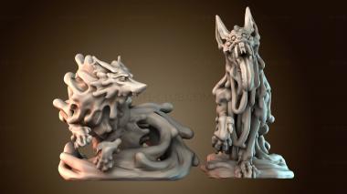 3D модель Стихийные волки (STL)