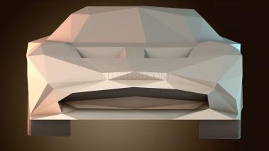 3D модель Геометрический дизайн дивана (STL)