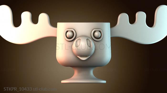 Чашка с изображением лося