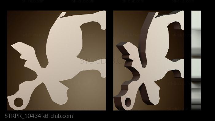 Абстрактная форма птицы